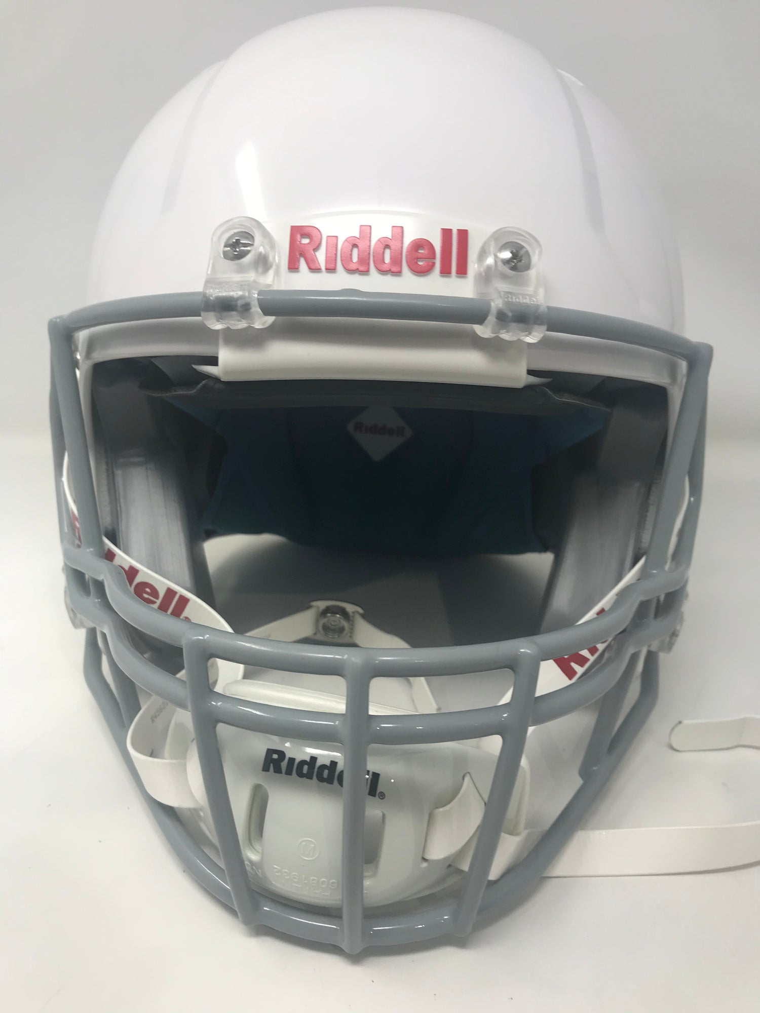 extra large football helmet used Used Riddell Youth Victor-I Football Helmet Large/X-Large White/Grey – PremierSports
