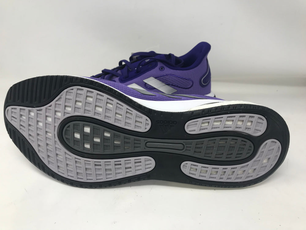 New Adidas Supernova Mens Casual Running Shoes  Size 12 Purple/Silver/White