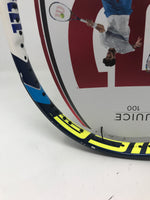 New Other Wilson Juice 100 Tennis Racquet UNSTRUNG White/Blue
