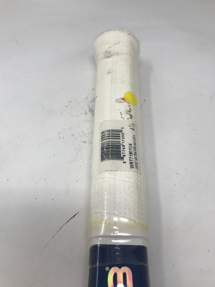 New Other Wilson Juice 100 Tennis Racquet UNSTRUNG White/Blue