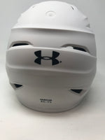 New Under Armour Batting Helmet Matte -150TT 6 1/2" - 7 1/2" White/Black