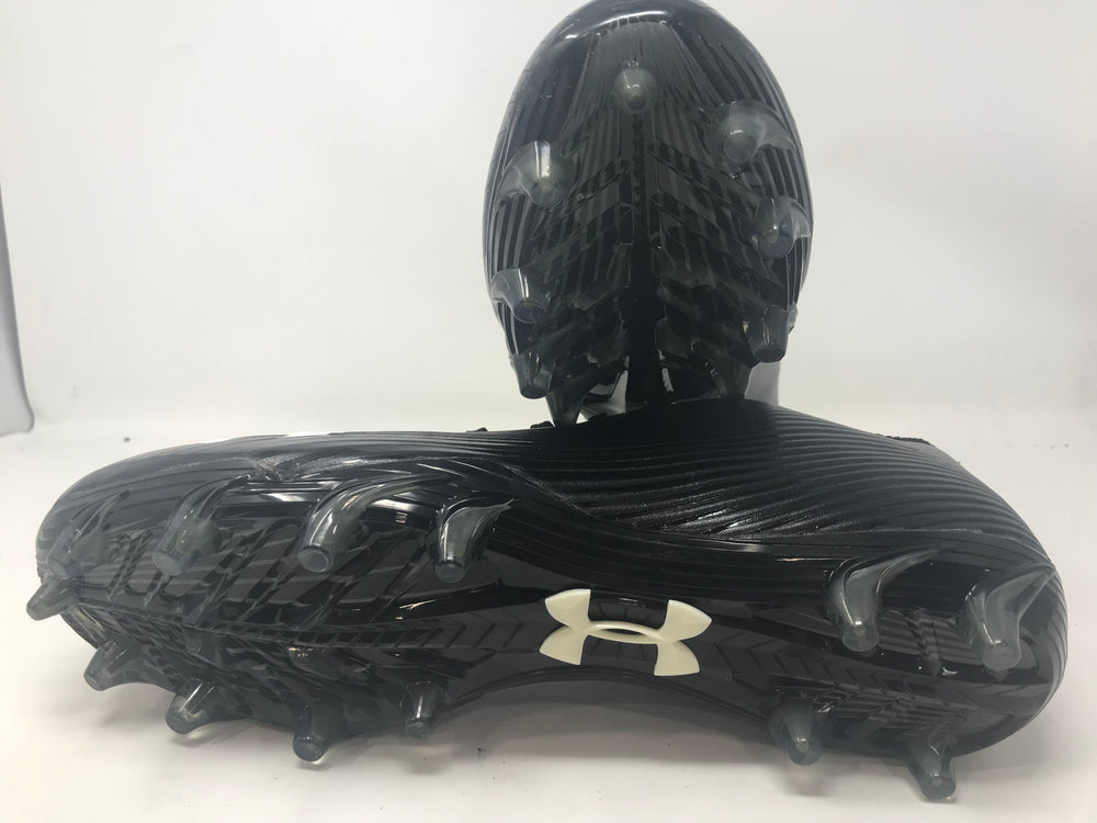 New Under Armour Nitro II Low MC Football Cleat Mens 9 Black/White