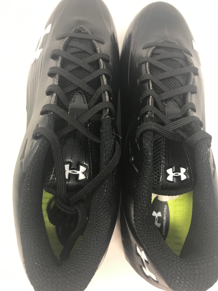New Under Armour Nitro II Low MC Football Cleat Mens 9 Black/White