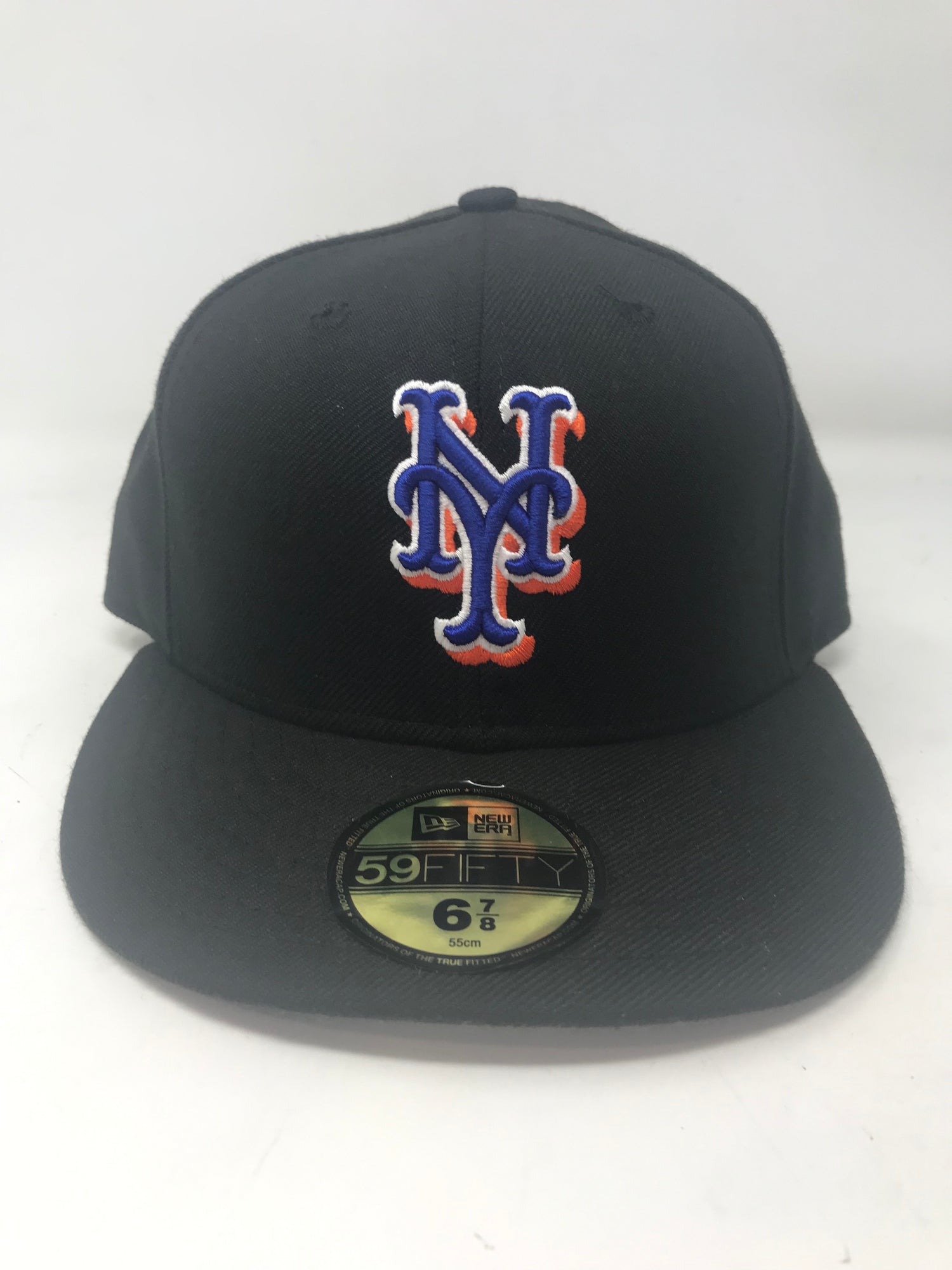 New York Mets New Era Authentic Collection On-Field 59FIFTY Fitted Hat - Black 7 3/8