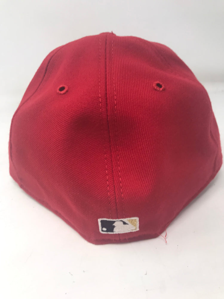 New Era Washington Nationals 59FIFTY Authentic Collection Hat Red 7 3/8