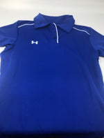 New Under Armour Coaches Polo - Women's X-Small Blue-White