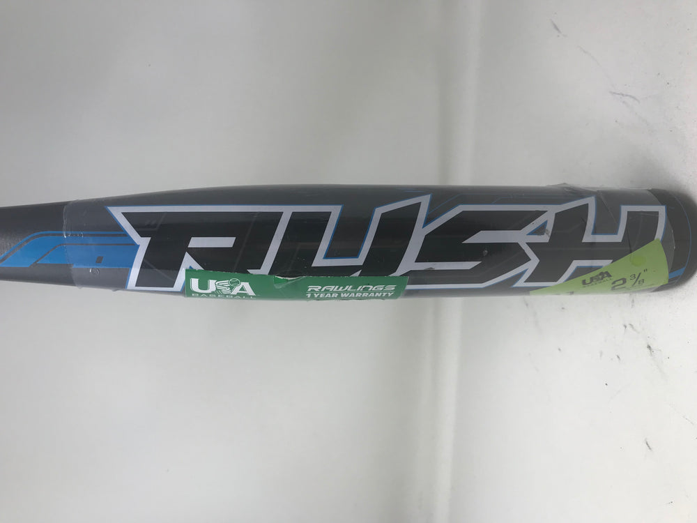 New Other Rawlings Rush USA Youth Baseball Bat 29/18 2 3/8 Barrel  Gray/Blue