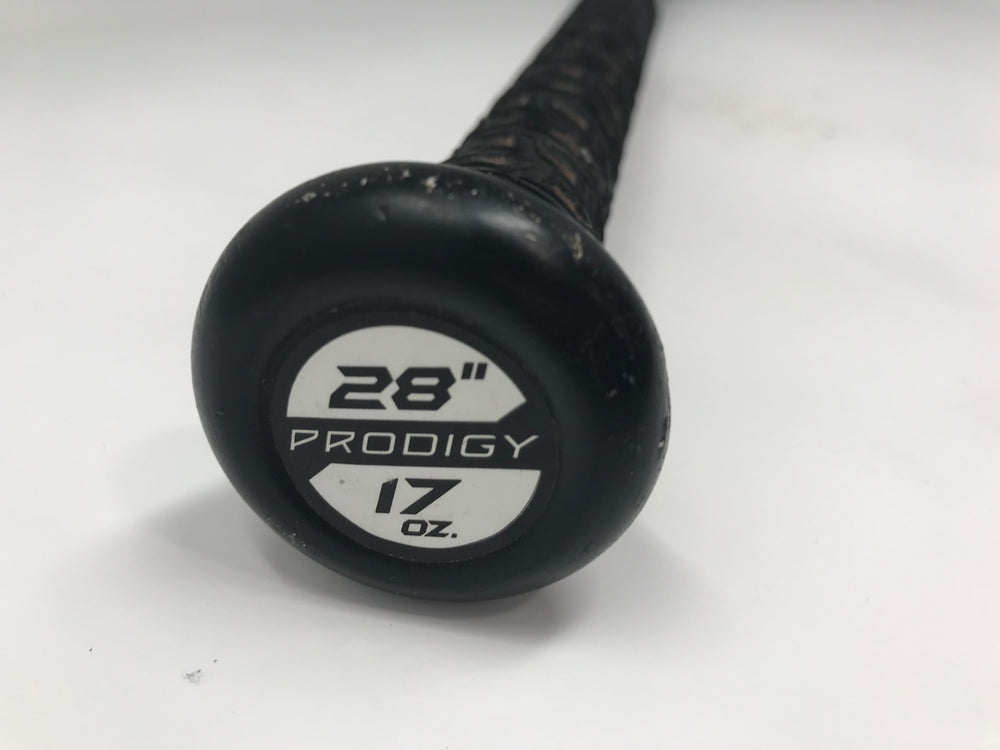Used 2018 Rawlings Prodigy Youth Big Barrel Baseball Bat 28/17 Black/Red