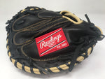 New Rawlings 32.5'' GG Elite Series Catcher's Mitt 2020 Black/Tan