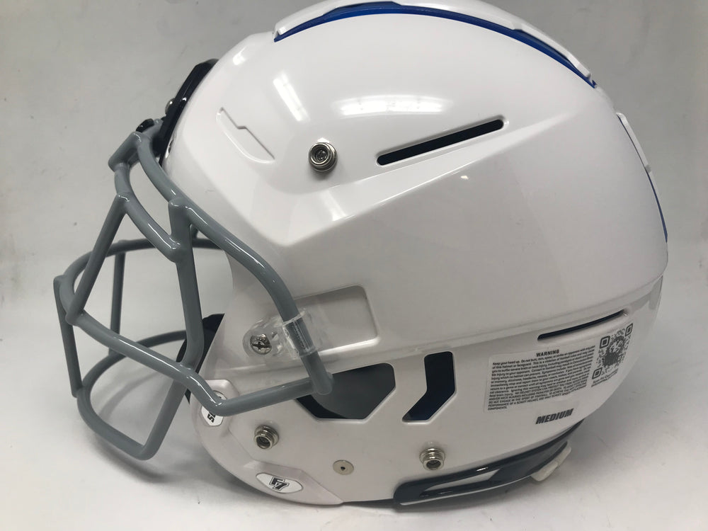 New Schutt F7 VTD Pro Series Youth Football Helmet Medium White/Gray