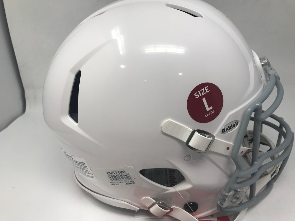 New Riddell Speed ICON Youth Helmet, Large, White/Gray 8057193