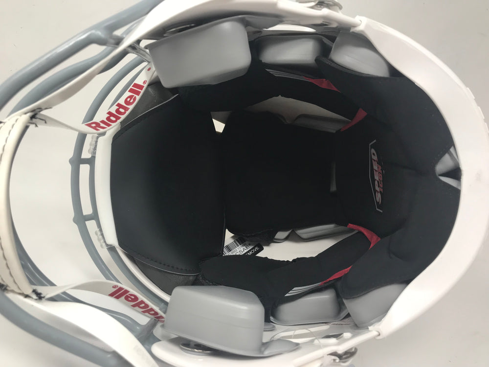 New Riddell Speed ICON Youth Helmet, Large, White/Gray 8057193