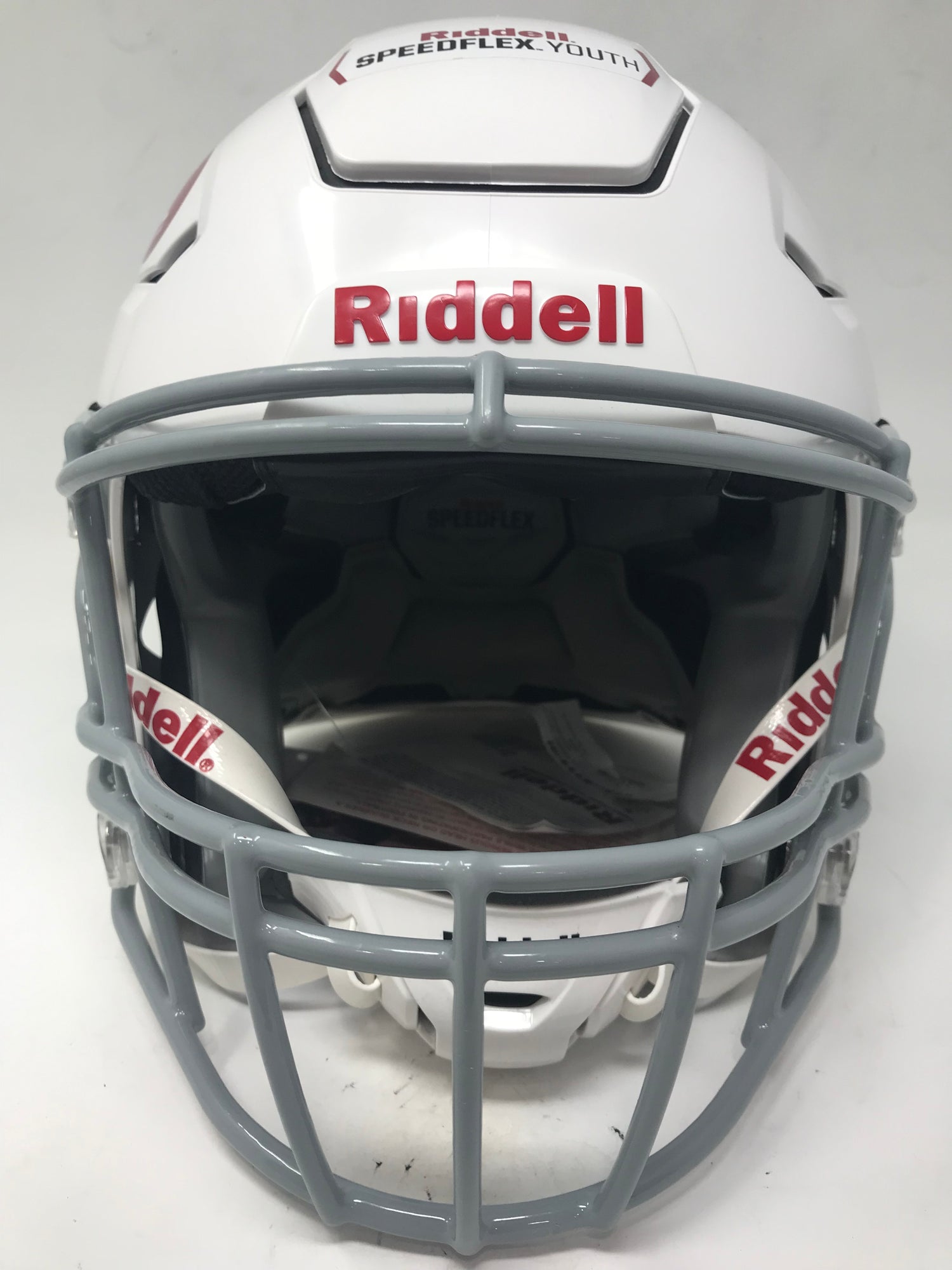 New Other Riddell Speed ICON Youth Helmet, Large, White/Gray 8022725 – PremierSports New Other Riddell Speed ICON Youth Helmet, Large, White/Gray 8022725 – PremierSports