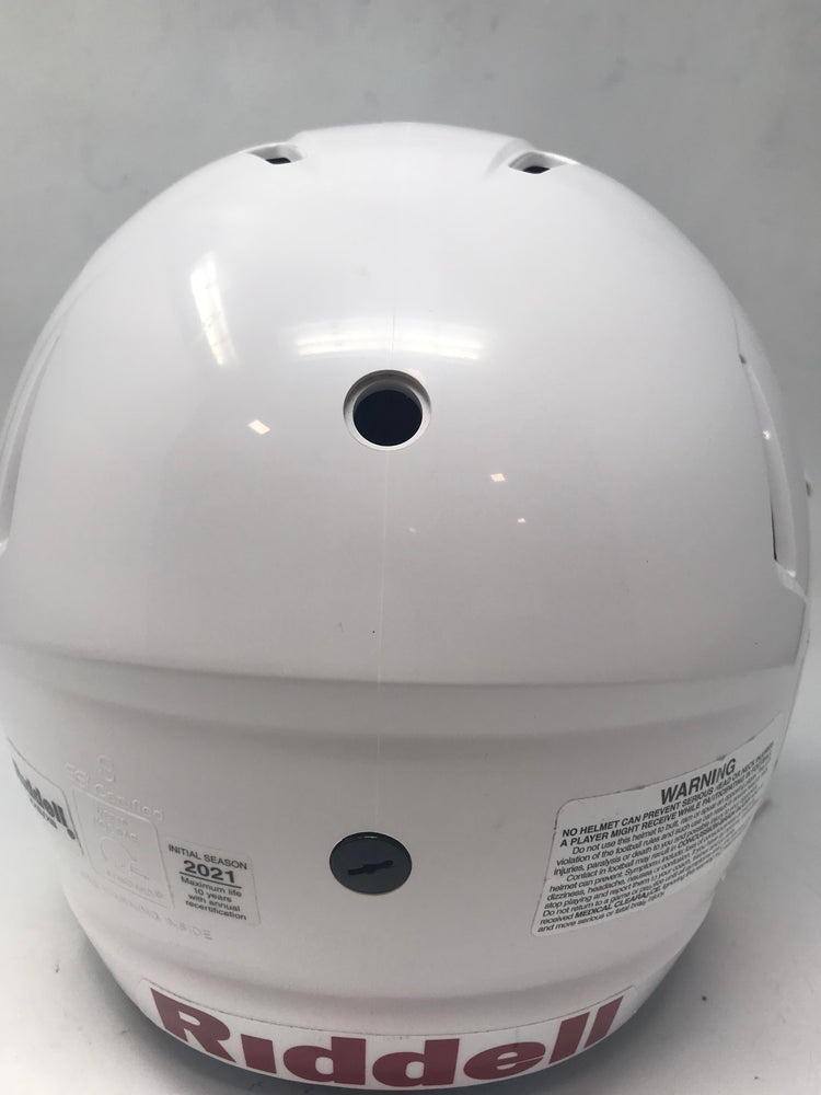 New Other Riddell Youth Victor inflate Football Helmet Large/X-Large White/Gray