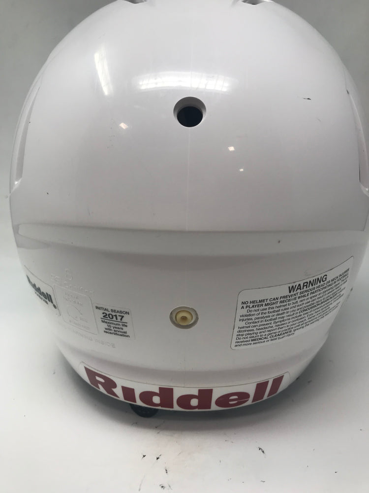 Riddell Victor Youth Football Helmet, White/Gray, X-Small 