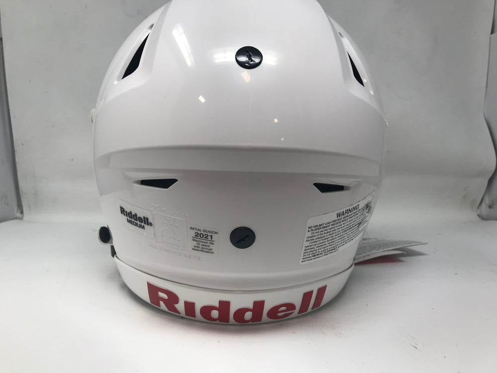 Riddell Speedflex Youth Football Helmet,White/Gray, Medium