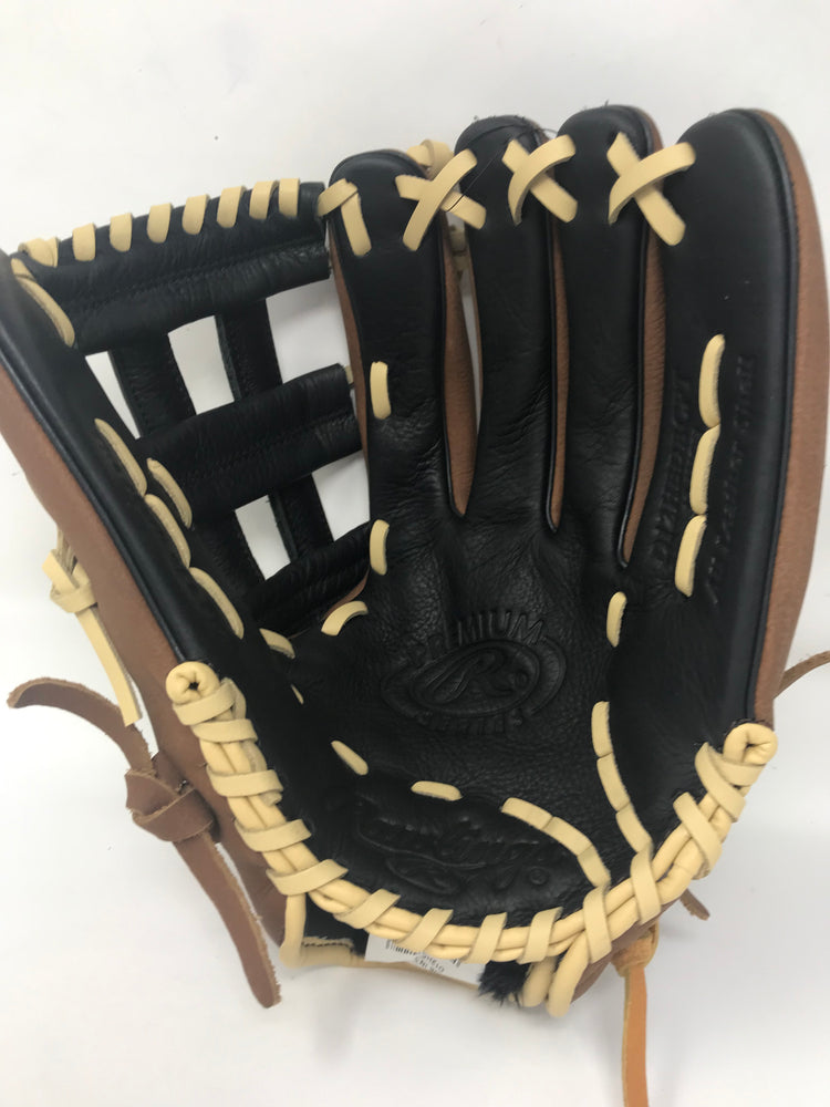 New Rawlings  Premium Series 12 Inch RHT Baseball Glove Brown/Black