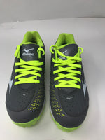 Used Mizuno Women's 9-Spike Advanced Sweep 3 Metal Softball Cleats 7 Grey/White