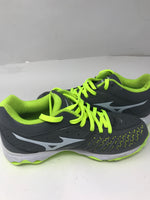 Used Mizuno Women's 9-Spike Advanced Sweep 3 Metal Softball Cleats 7 Grey/White