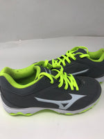 Used Mizuno Women's 9-Spike Advanced Sweep 3 Metal Softball Cleats 7 Grey/White