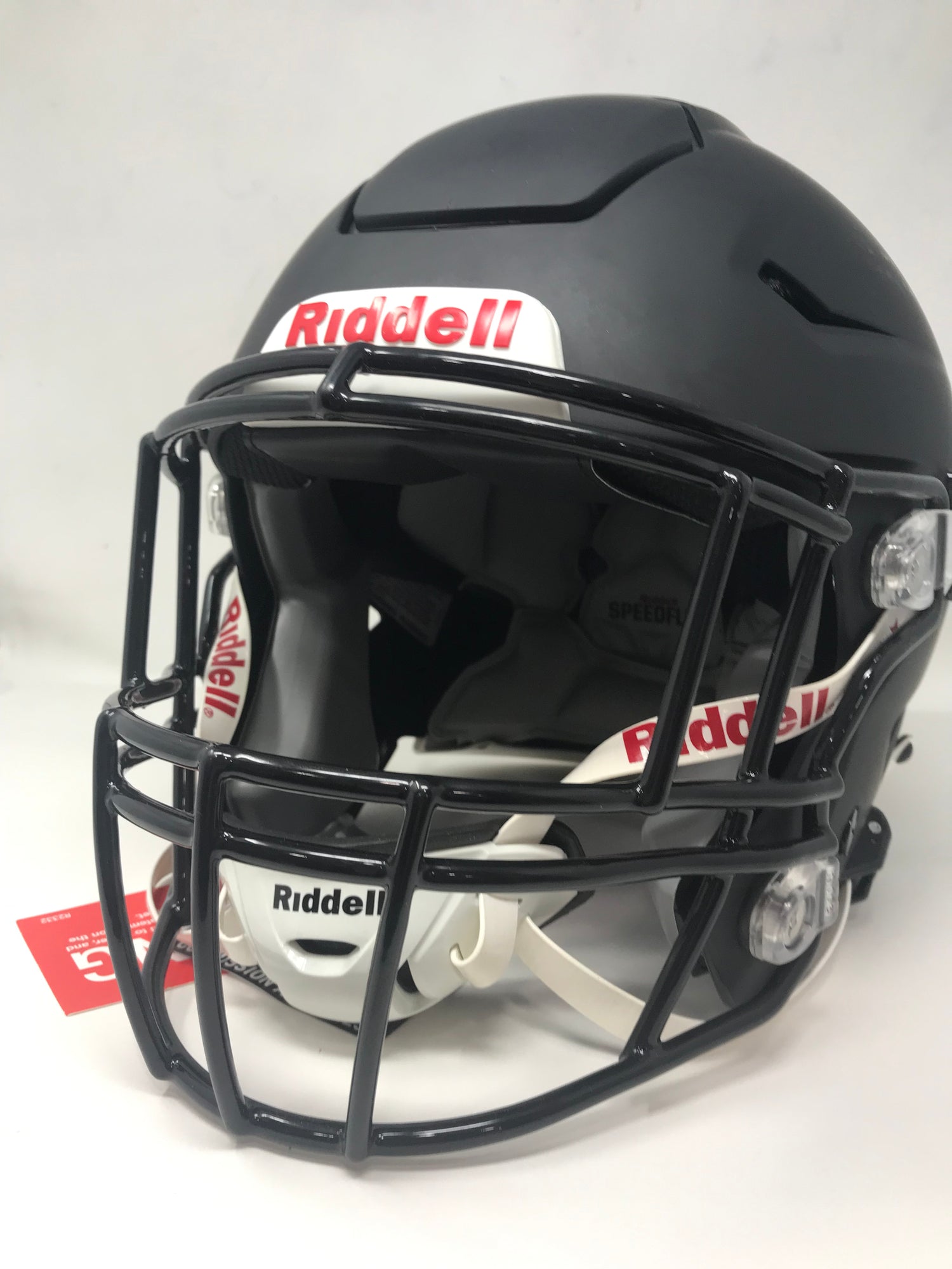 New Riddell SpeedFlex Youth Football Helmet X-Large Black/White Chinst – PremierSports New Riddell SpeedFlex Youth Football Helmet X-Large Black/White Chinst – PremierSports