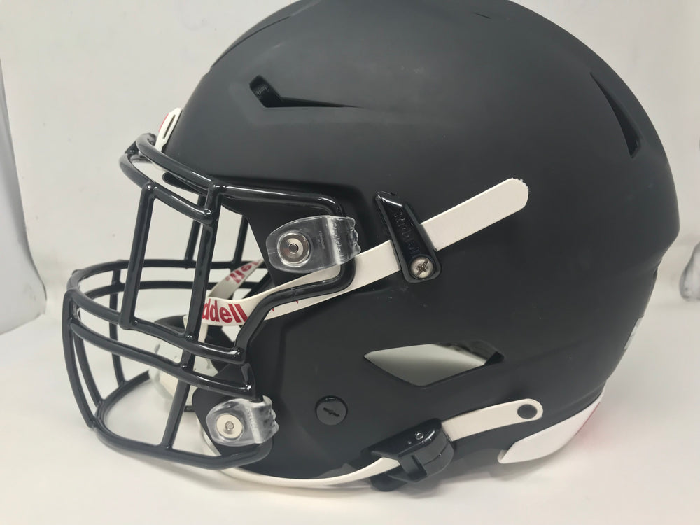New Riddell SpeedFlex Youth Football Helmet X-Large Black/White Chinstrap