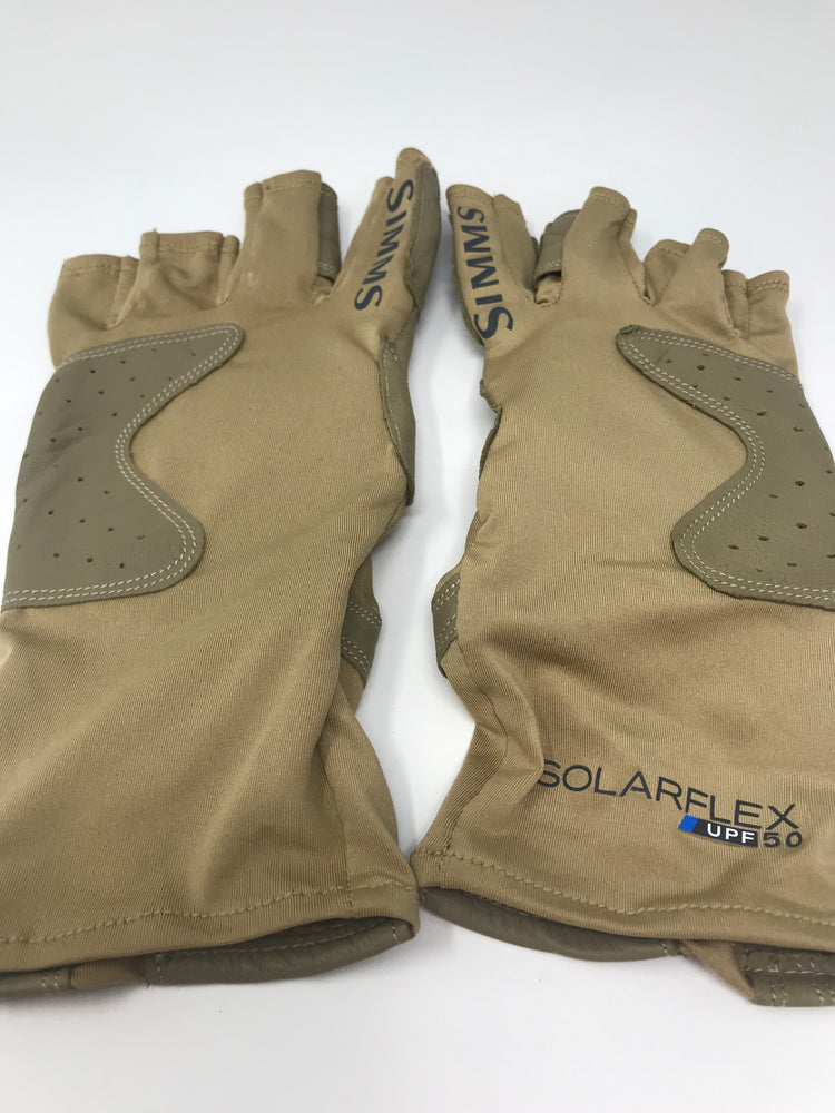 Used Simms Solarflex UPF 50+ Guide Gloves Medium Brown – PremierSports