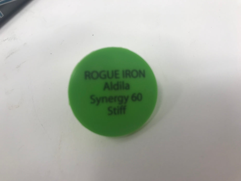 New Aldila Synergy 60 Rogue Iron Standard Blue Wood Shaft Stiff 64 Grams