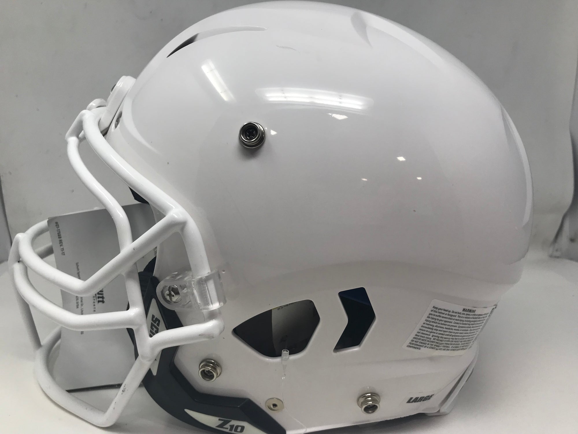 New Other Schutt Vengeance Z10 Football Helmet Adult Large White 