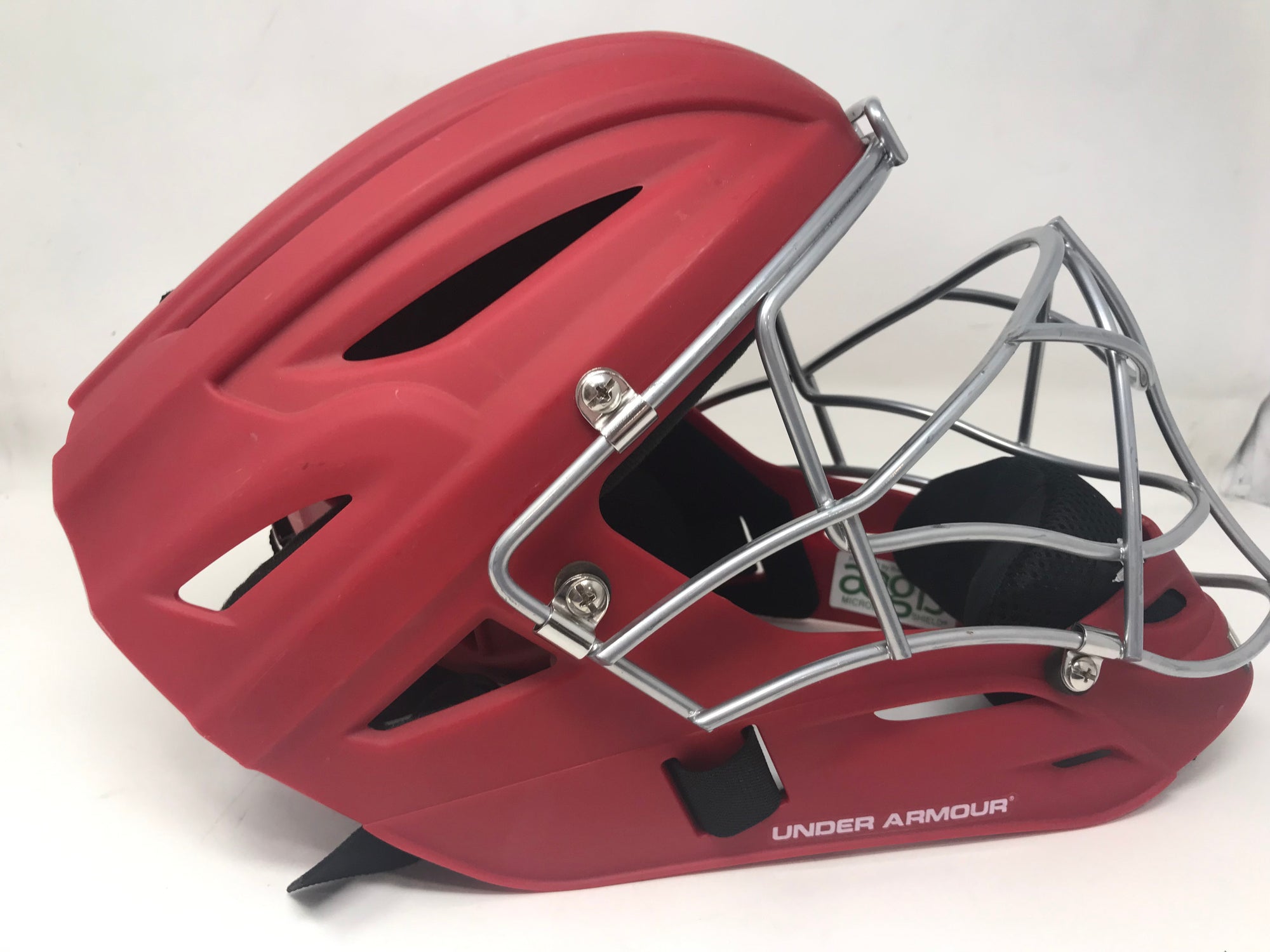 Under armour catcher outlet helmet