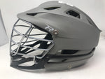 New Other Cascade R Matte Gray Lacrosse Helmet Chrome Cage OSFM