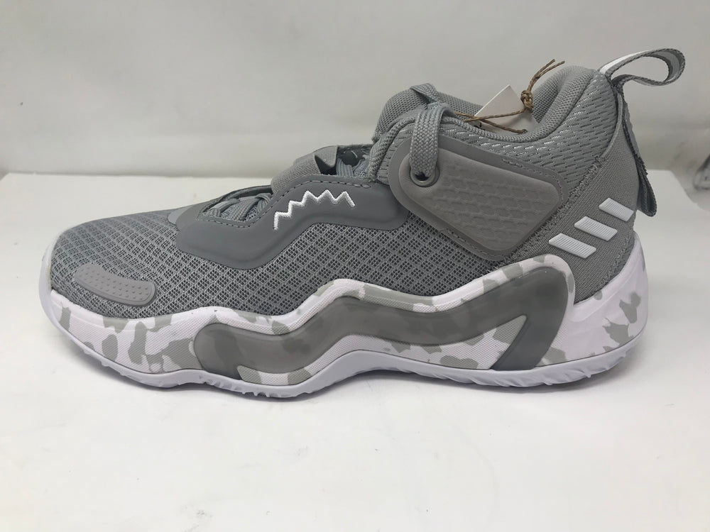 New adidas Unisex-Adult Issue Basketball Shoe Men 13/Women 14 Gry/Wht