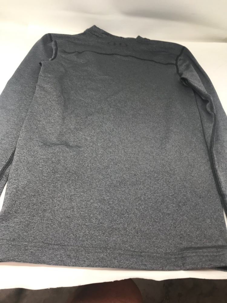 New Other Under Armour Men ColdGear Compression Crew LS Shirt Gray/Black Adult Small