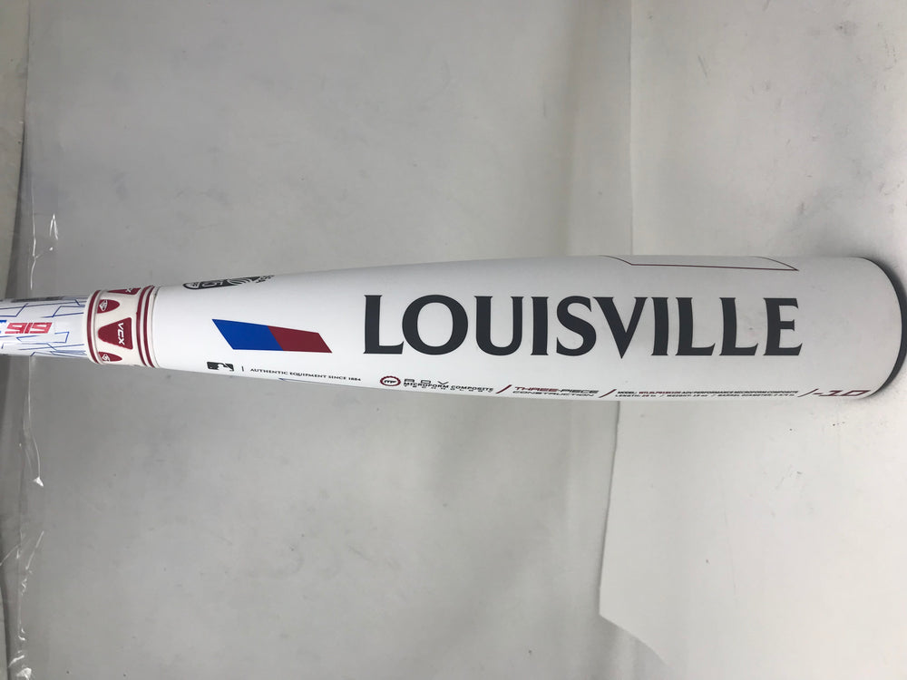 Used Louisville Slugger Prime 919 Blu/Wht 30/20 Senior League Baseball Bat 2 3/4"