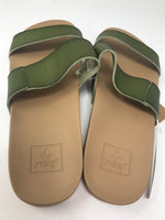 New Reef Coushion Bounce Vista Women's 10 Tan/Olive 100% PVC Free