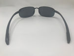 New Maui Jim Ho'okipa Rectangular Sunglasses Black Includes Case and Bag