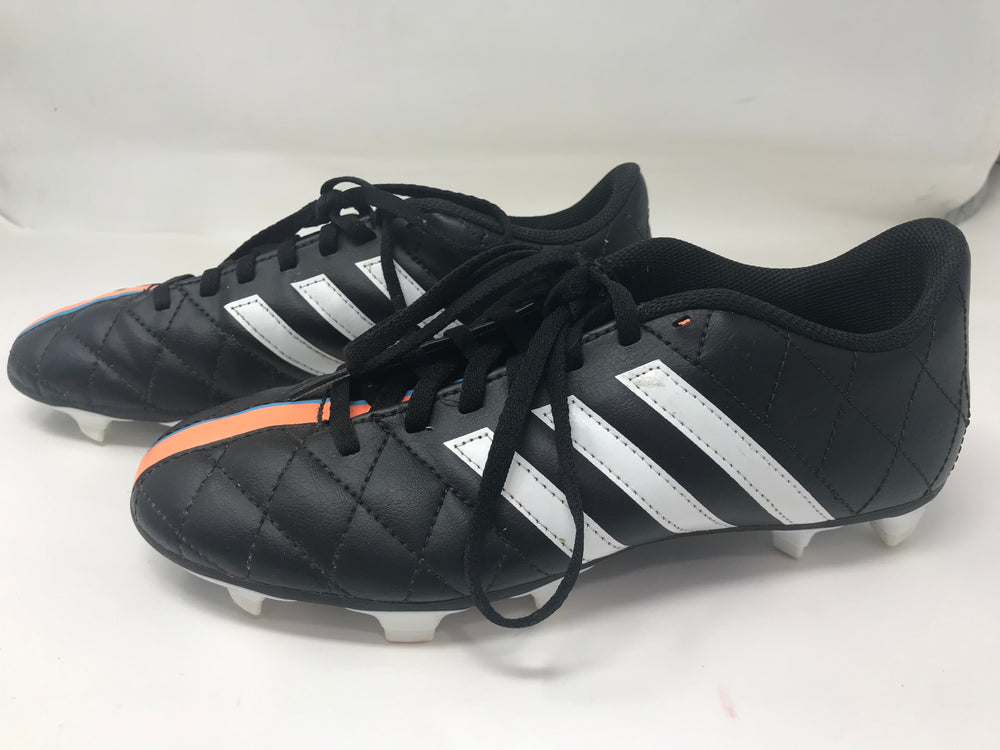 Used Adidas Performance Men's 11Questra Firm-Ground Soccer Cleat Black/White 6.5