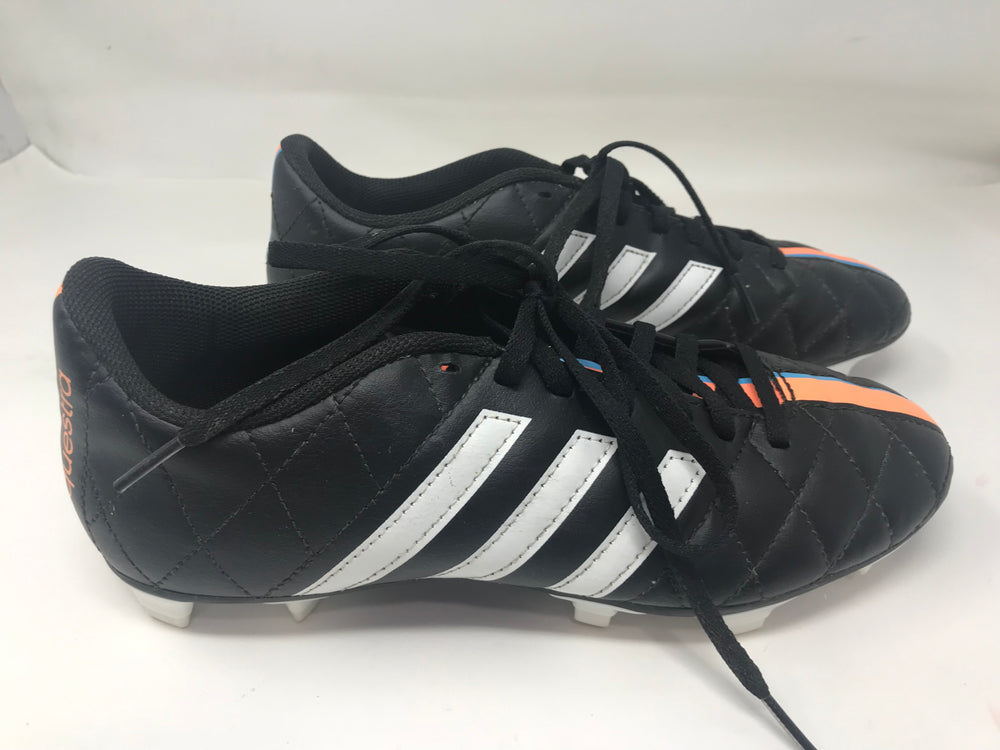 Used Adidas Performance Men's 11Questra Firm-Ground Soccer Cleat Black/White 6.5