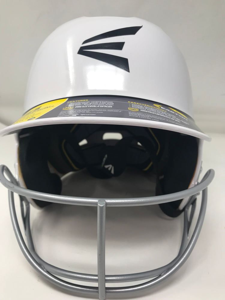 New. Other Easton Junior Z5 2Tone Batters Helmet with SB Mask Size 6 3/8 - 7 1/8 Wh/Blk