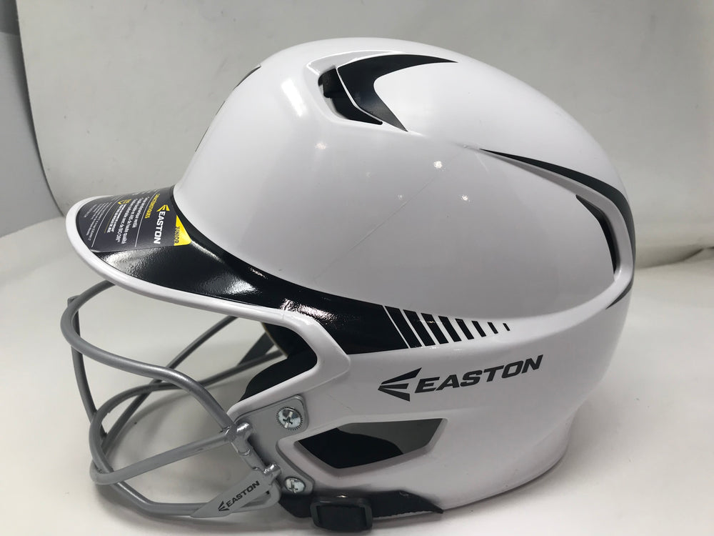 New. Other Easton Junior Z5 2Tone Batters Helmet with SB Mask Size 6 3/8 - 7 1/8 Wh/Blk