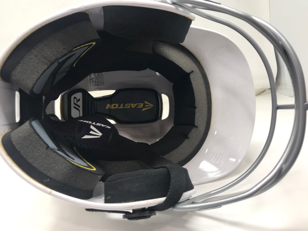 New. Other Easton Junior Z5 2Tone Batters Helmet with SB Mask Size 6 3/8 - 7 1/8 Wh/Blk