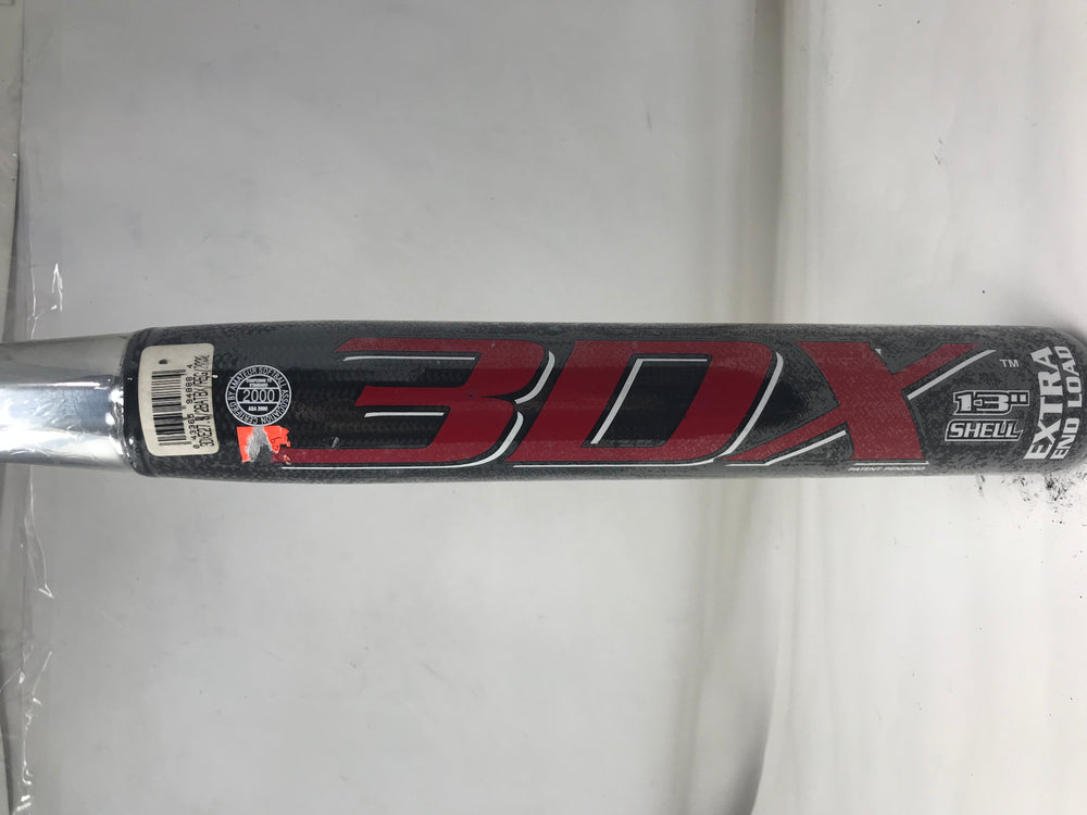 New Other Worth 3DXE 34/27 Slowpitch Softball Bat Black/Red Extra End Load
