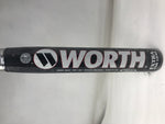 New Other Worth 3DXE 34/27 Slowpitch Softball Bat Black/Red Extra End Load