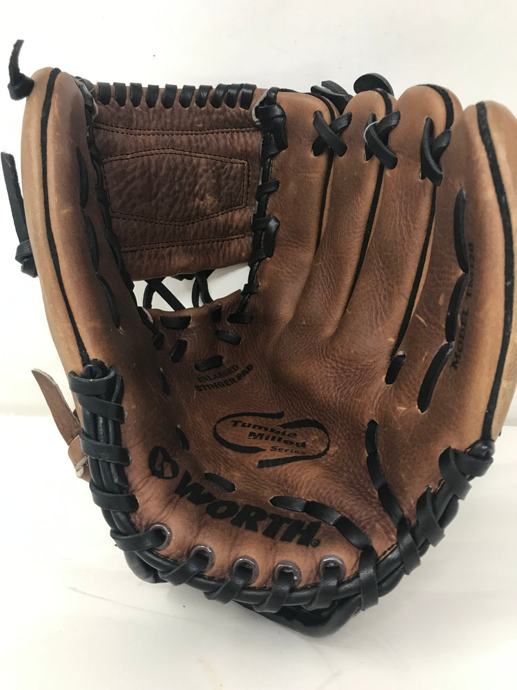 New Other Worth Tumble Milled Series 12" RHT Baseball Glove Brown/Black