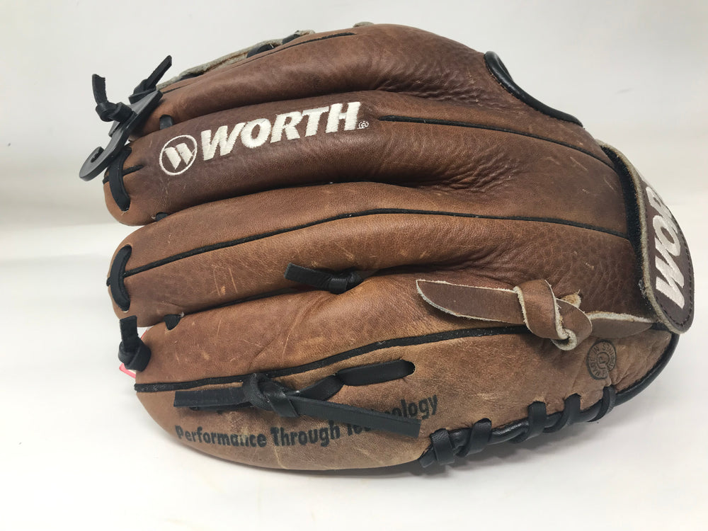 New Other Worth Tumble Milled Series 12" RHT Baseball Glove Brown/Black