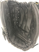 New Wilson A750 Dual Hinge 12.5In RHT Black Baseball Glove