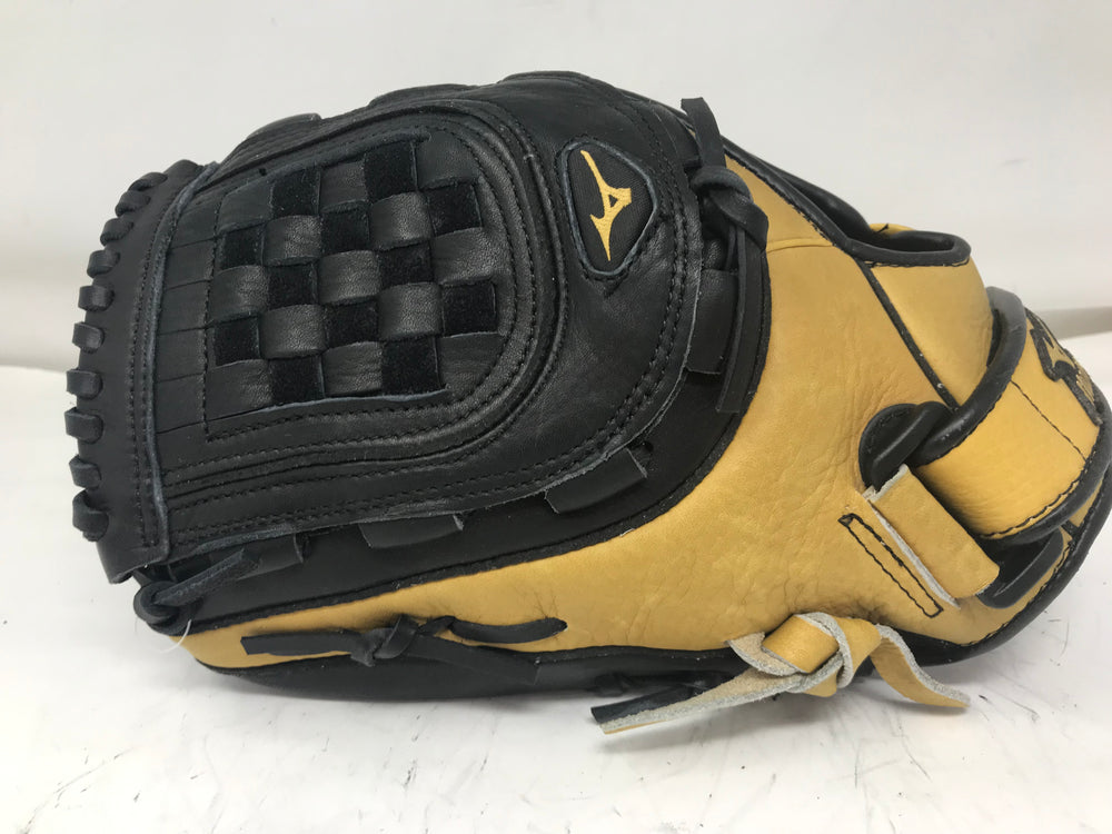New Mizuno Supreme GSP1202 12.00-Inch Softball Fielder's Mitt LHT Black/Tan