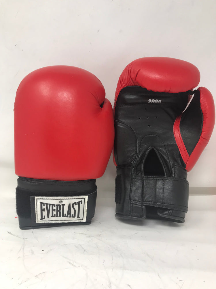 New Everlast Women's Red 2080 Vintage Leather Boxing Gloves 10 Oz