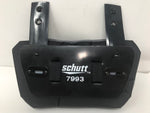 New Schutt Sternum Shoulder Pad Kick Plate Black/White