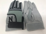 New Neumann Gripper Football Gloves Youth Large Gray/Black